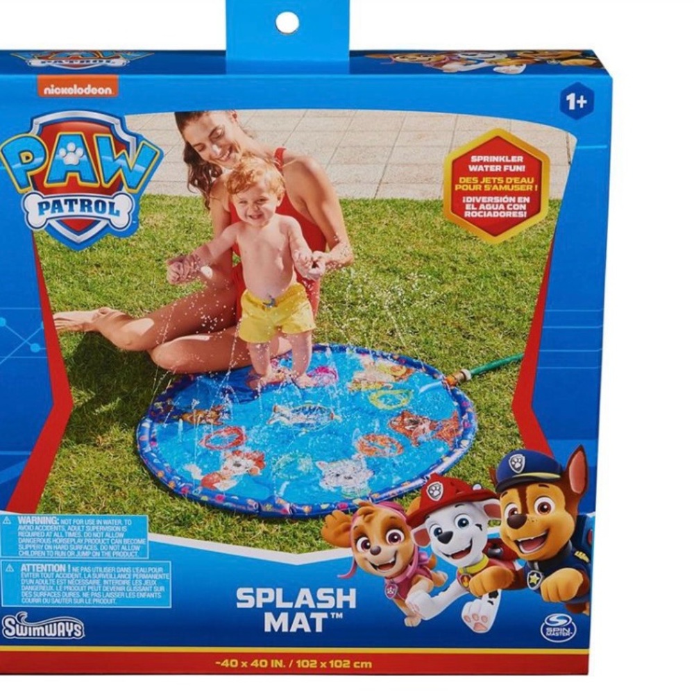 Paw Patrol Blue Splash pad for Outdoor Water Play